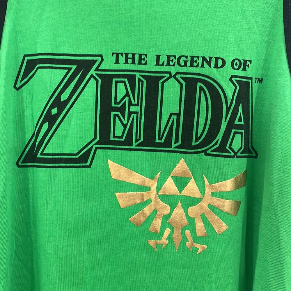 The Legend of Zelda green polyester and rayon tank size medium - Picture 2 of 4